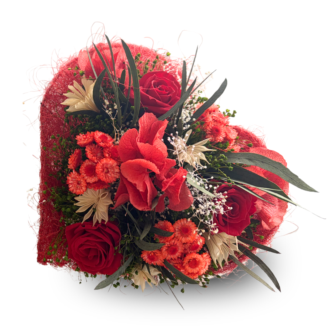 Bouquet Cœur Fête des Mères