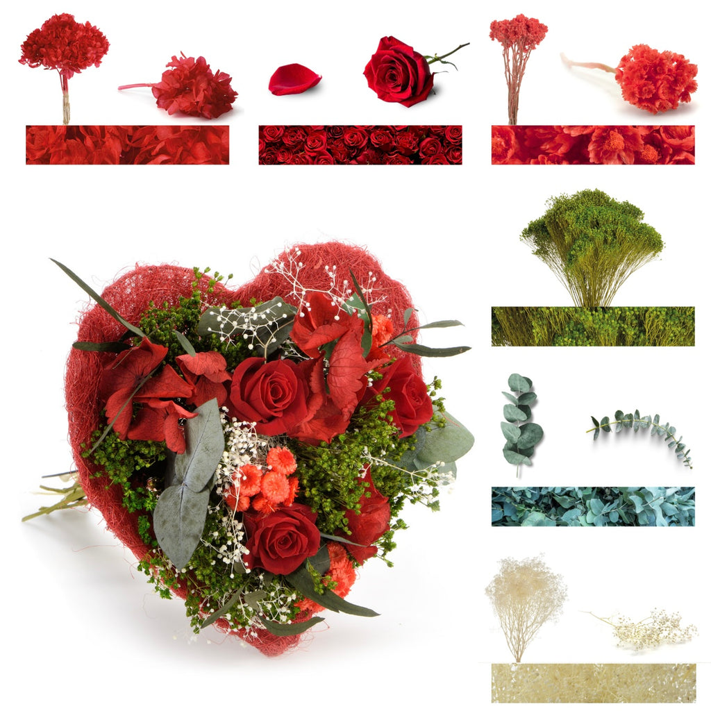 Bouquet Cœur Fête des Mères